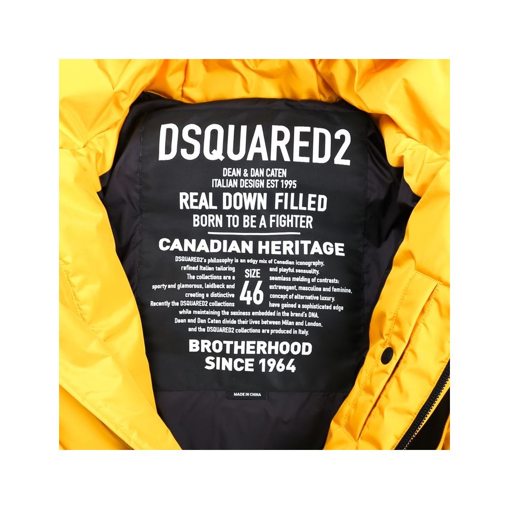Dsquared² Sarı Naylon Erkek Ceket